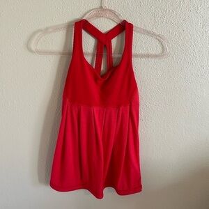 Lululemon Red Workout Tank